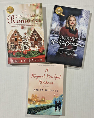 Christmas Romance Book Lot Hallmark Paperbacks Set 3 Holiday Love Stories New