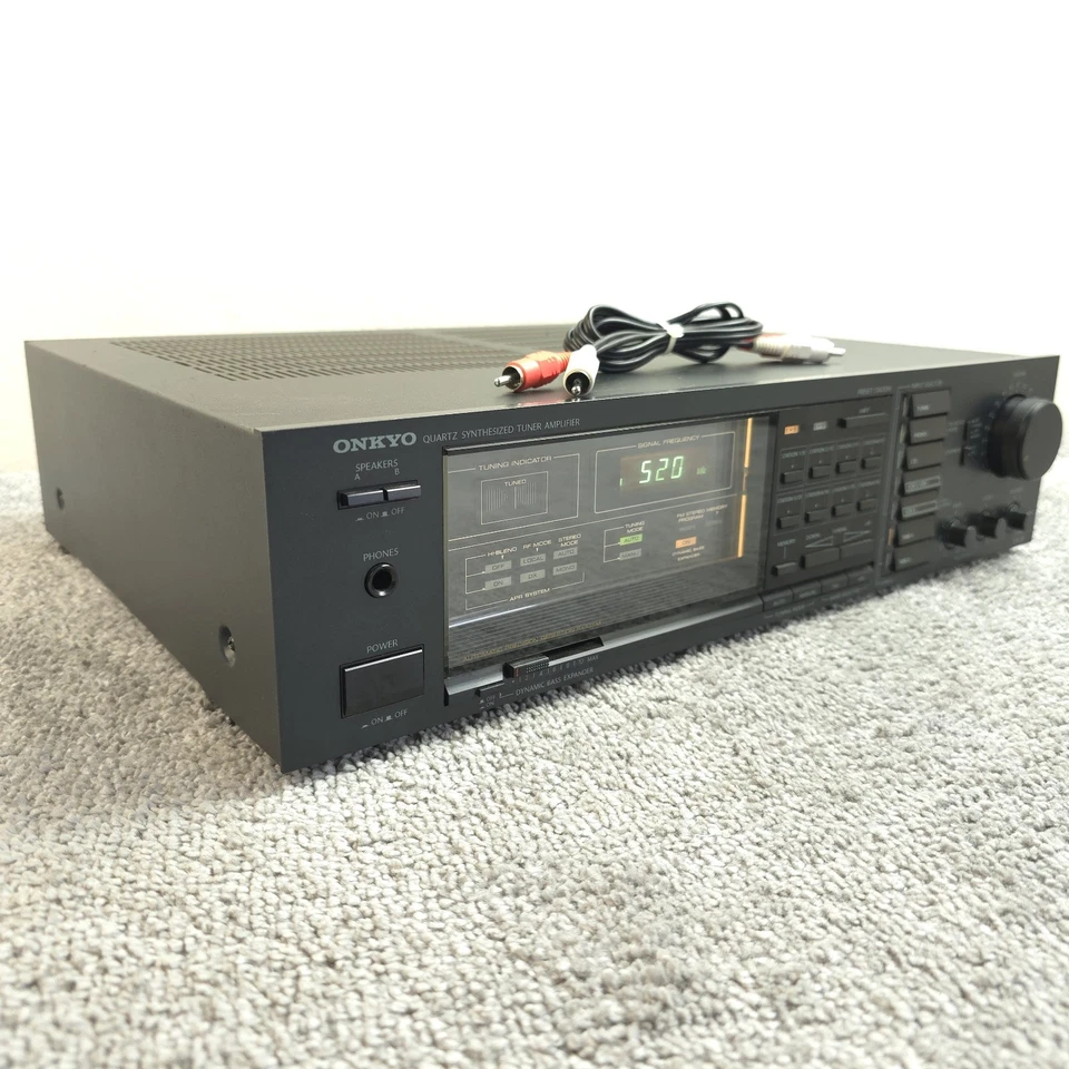 Onkyo TX-28 Quartz Synthesized Tuner Amplifier Receiver Vintage 1980s Working - Image 2 of 4