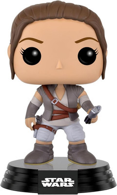 Funko - Star Wars 7 POP Action Figuren - Rey with Lightsaber - [Edition: France