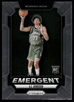 2024-25 Panini Prizm - Emergent AJ Johnson #15 (RC)