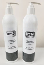 2 Bottles Drift Hydrated Body Care BODY LOTION 12oz, Blue Sage Sandalwood Amber