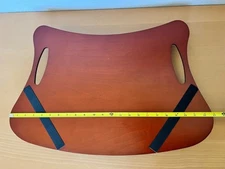 Creative Essentials Portable Wooden Lap Desk Table Tray with Detachable Cushion