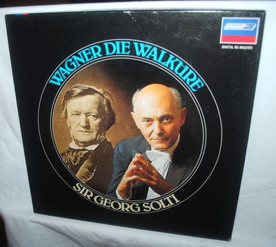 WAGNER: DIE WALKURE, Sir Georg Solti, LP record, 4 LPs boxed set, NM