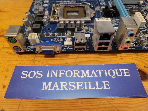 Carte Mère GIGABYTE GA-H61M-DS2 Ventirad E97379 CPU Celeron G440 Platine AR - Picture 3 of 12