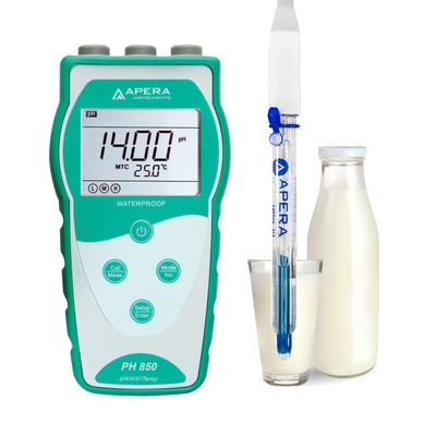 Apera PH850-DP Portable pH Meter for Dairy Products and Liquid Food