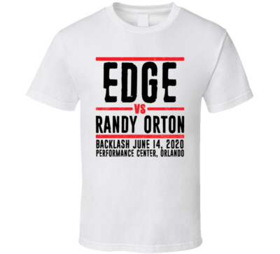Edge Vs Randy Orton Backlash Retro Look T Shirt