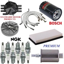 Tune Up Kit Filters Cap Wire Spark Plugs For CHEVROLET BLAZER V6 4.3L 1997-1998