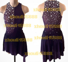 New ice figure skating dress Baton rotating dress custom size