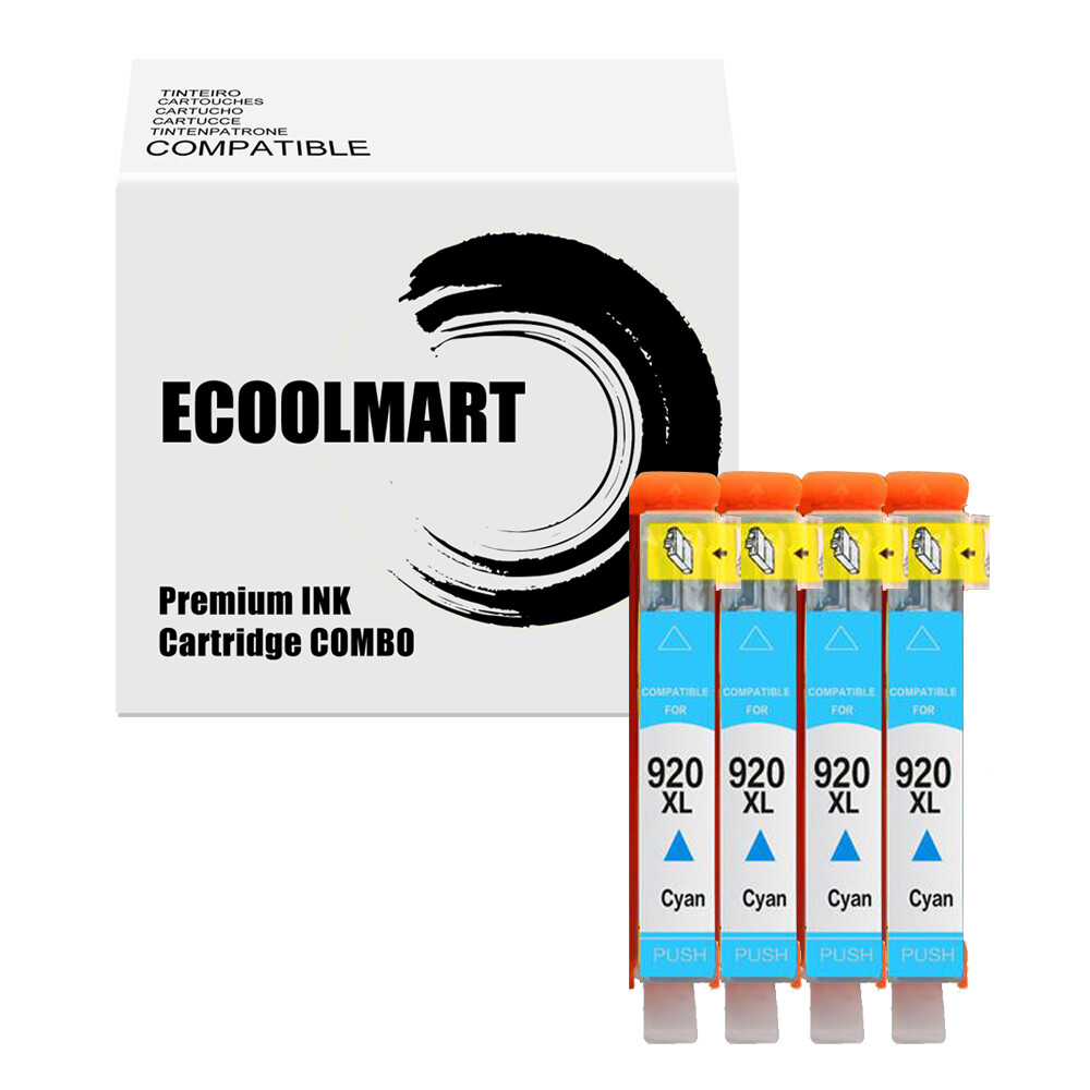 4C Ink Cartridge replace for HP 920 XL Officejet E709a E710a E809a 6500A 7000A