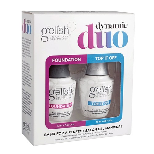 Gelish Dynamic Duo Foundation Base & Top It Off Sealer Gel Nail Polish (2 Pack) - Picture 5 of 7