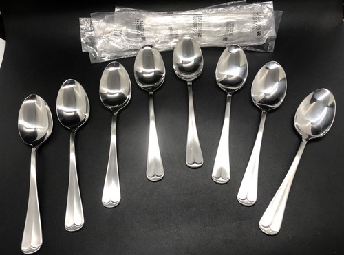 Oneida Northland Post Road NEW Set/8 Stainless Teaspoons