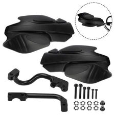 Black Hand Wind Guards & Bracket Mount For Polaris Sportsman 570 800 850 XP 1000