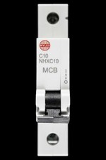 WYLEX 10 AMP CURVE C 6kA MCB CIRCUIT BREAKER NHXC10