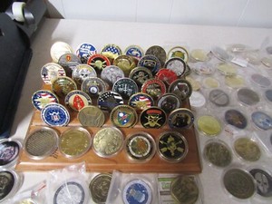 CHALLENGE COIN LOT SET OF 10 DIFFERENT MILITARY, POLICE, FIRE, NAVY, ARMY, USAF