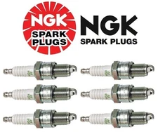 6-New NGK V-Power Copper Spark Plugs ZGR5A #5077 Made in Japan