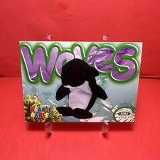 1999 Ty Beanie Babies Series 3 Waves the Whale 153 VG Card  