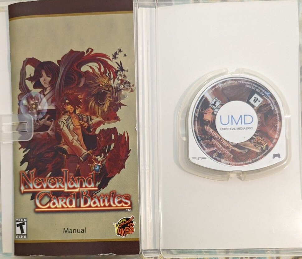 Neverland Card Battles Sony PSP Game Complete CIB Tested/Working