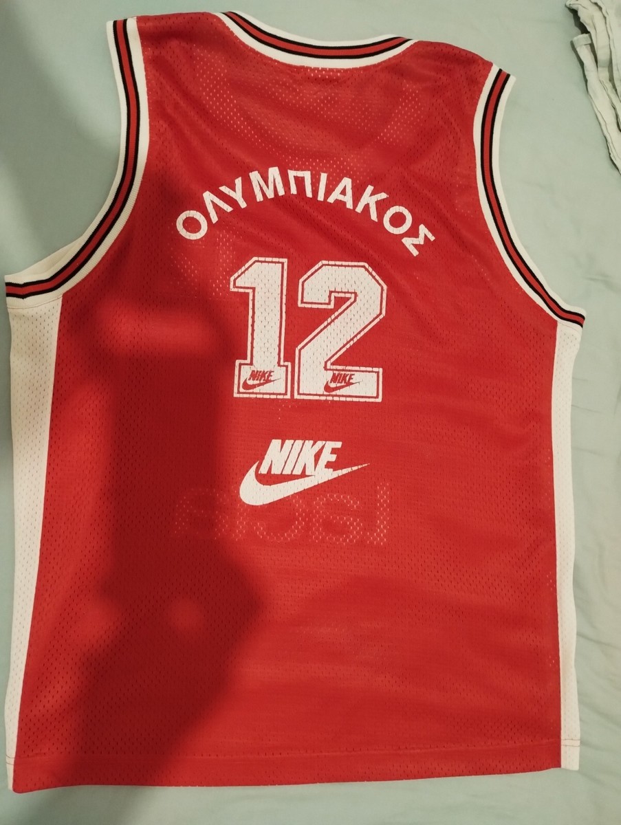 Olympiacos basketball 1993-1994 shirt Large jersey Dragan