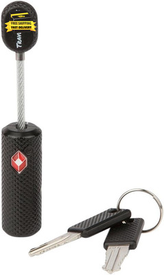 TSA Approved Luggage Locks with Keys for Travel   Flexible Ultra Secure Mini Key