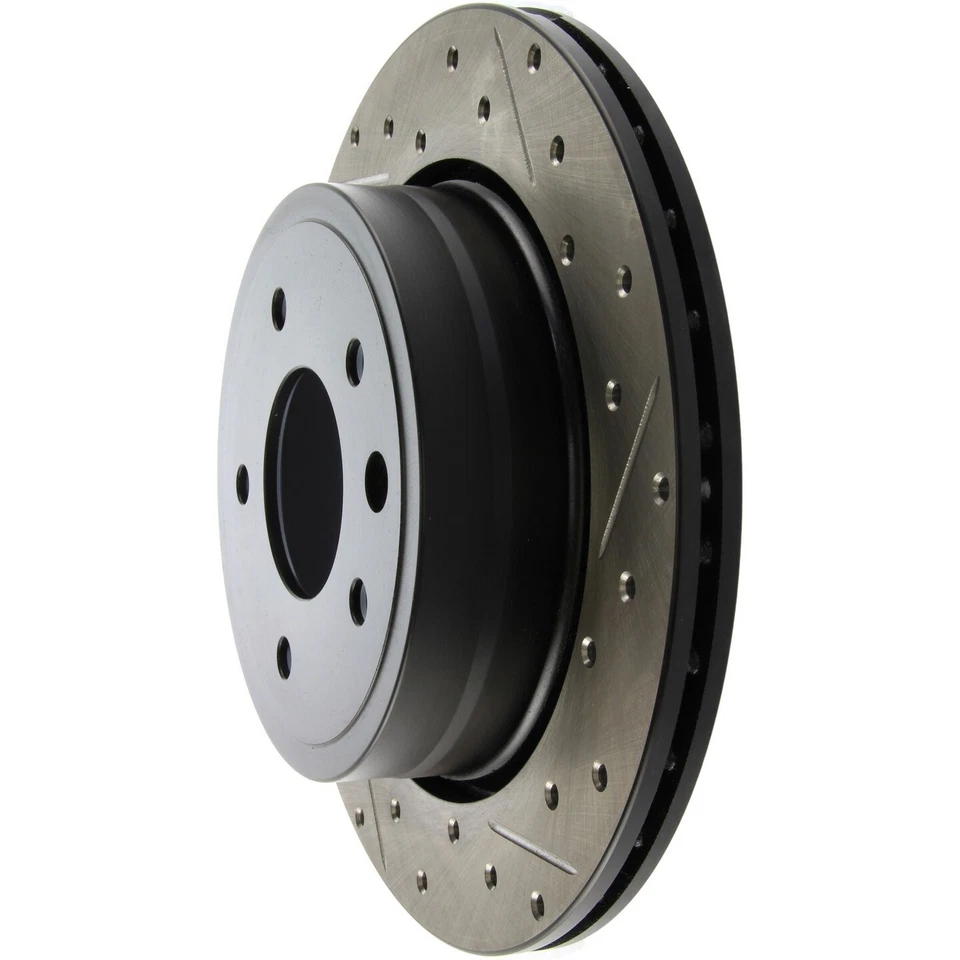 Rotor de freno de disco del lado del conductor trasero Stoptech para Jaguar (127.20013L) Foto 3 de 4