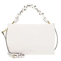Coccinelle Boheme Grana Double Hand Bag Handtasche Blanco / Skin Creme