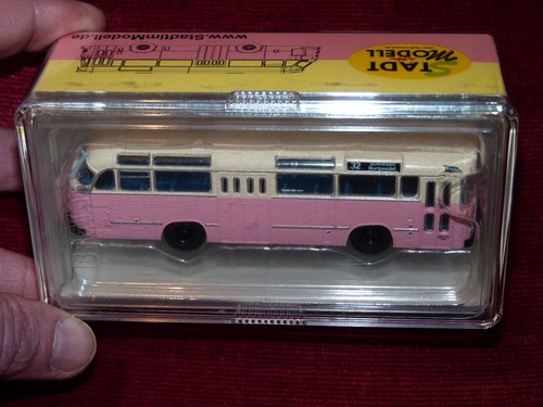 Brekina modello speciale Margirus Deutz Saturn tipo Amburgo autobus veloce IMBALLO ORIGINALE 1 87 NOS - Foto 4 di 6