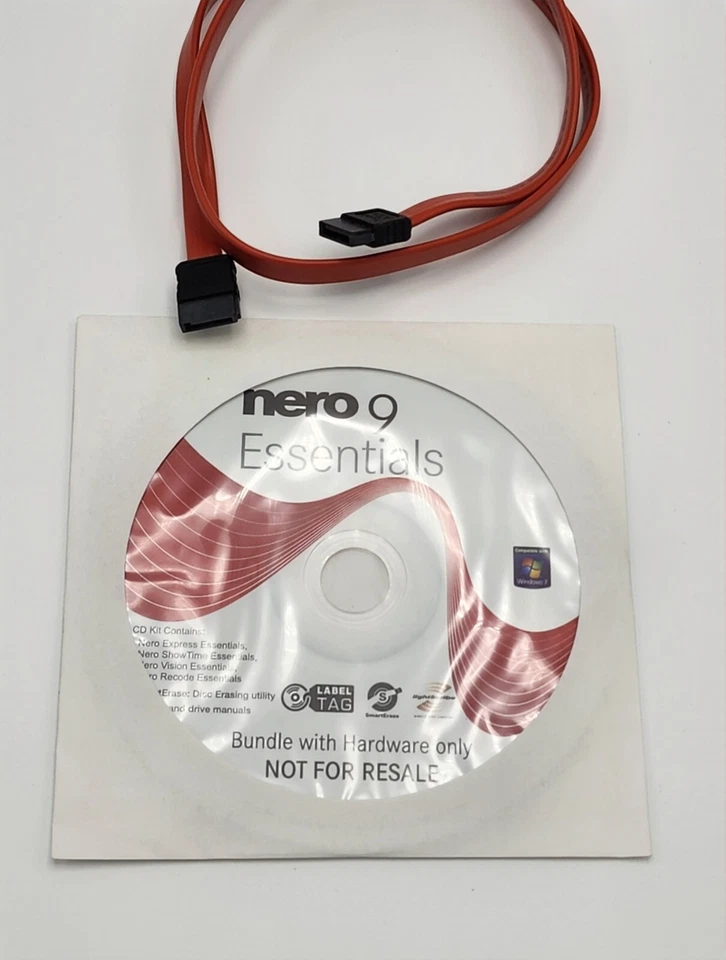 NERO MULTIMEDIA SUITE 9 ESSENTIAL and SATA data cable bundle - Image 3 of 4