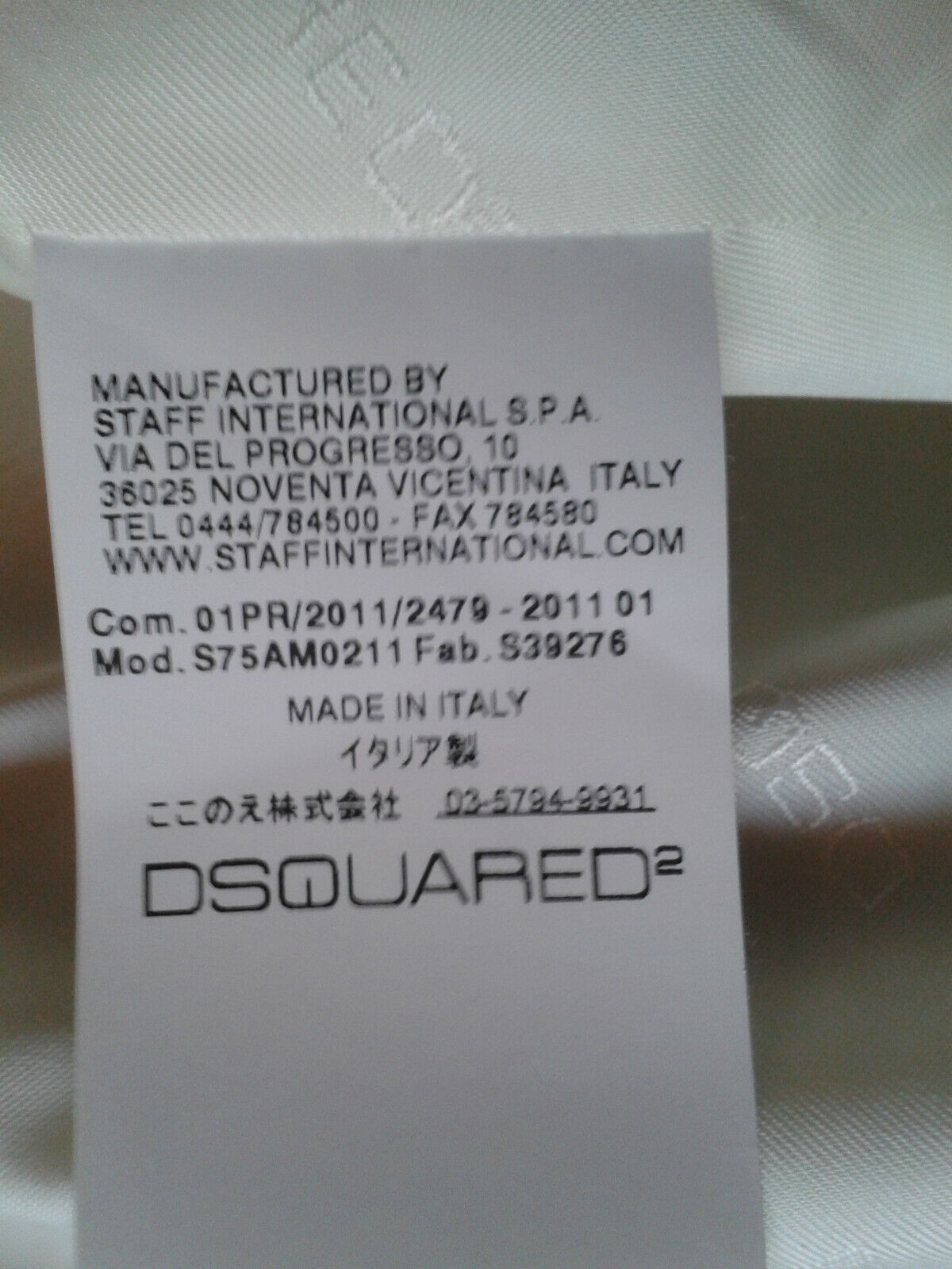 Authentic DSQUARED short Jacket mod.S75AM0211 siz… - image 12