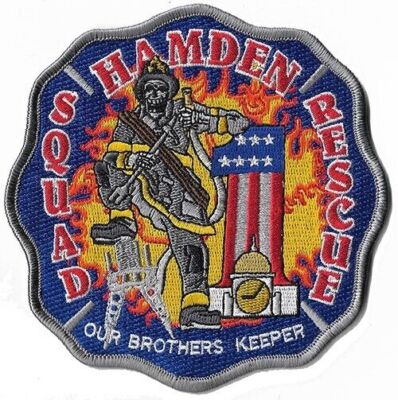 Hamden,, CT Rescue 1 Squad 1  Our Brothers Keeper NEW Fire Patch ,