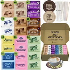 Custom Sugar and Sweetener Assortment Packets - Mix & Match (40 - 60ct each)