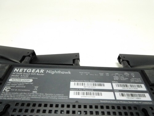 Netgear Nighthawk AC2600 R7450 Gaming Router 4 Port Network Wifi - Picture 8 of 10