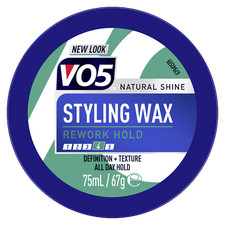 VO5 Styling Wax For Hair Care Hold level 4 long lasting controlled / 3 / 6 Pack