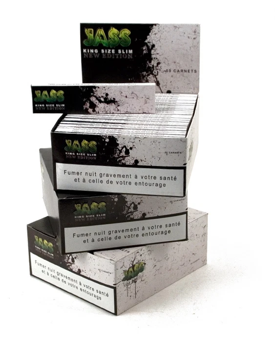 JASS SLIM 150 Carnets Feuilles à rouler (3 Boites)