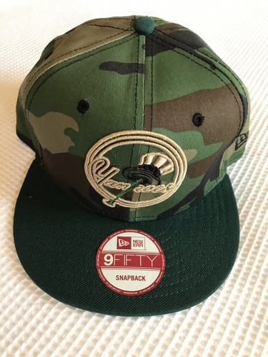 Yankees Camouflaged Snap Back Cap | eBay