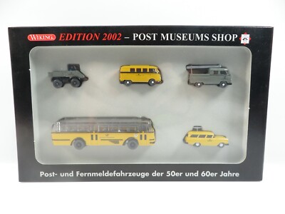 1:87 Wiking PMS 80-06 Post und Fernmeldeset 50er + 60er Jahre Set Post#A1055