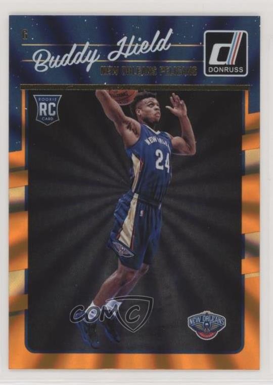 2016-17 Panini Donruss Rookies Orange Holo Laser Buddy Hield #156 Rookie RC 0r4