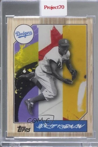 2021 Project 70 Online Exclusive 1987 Topps Baseball Jackie Robinson Futura by