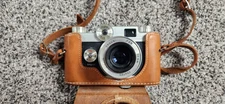 Argus C-44  35mm Camera F2.8 50mm Lens Cintagon  & Case UNTESTED 