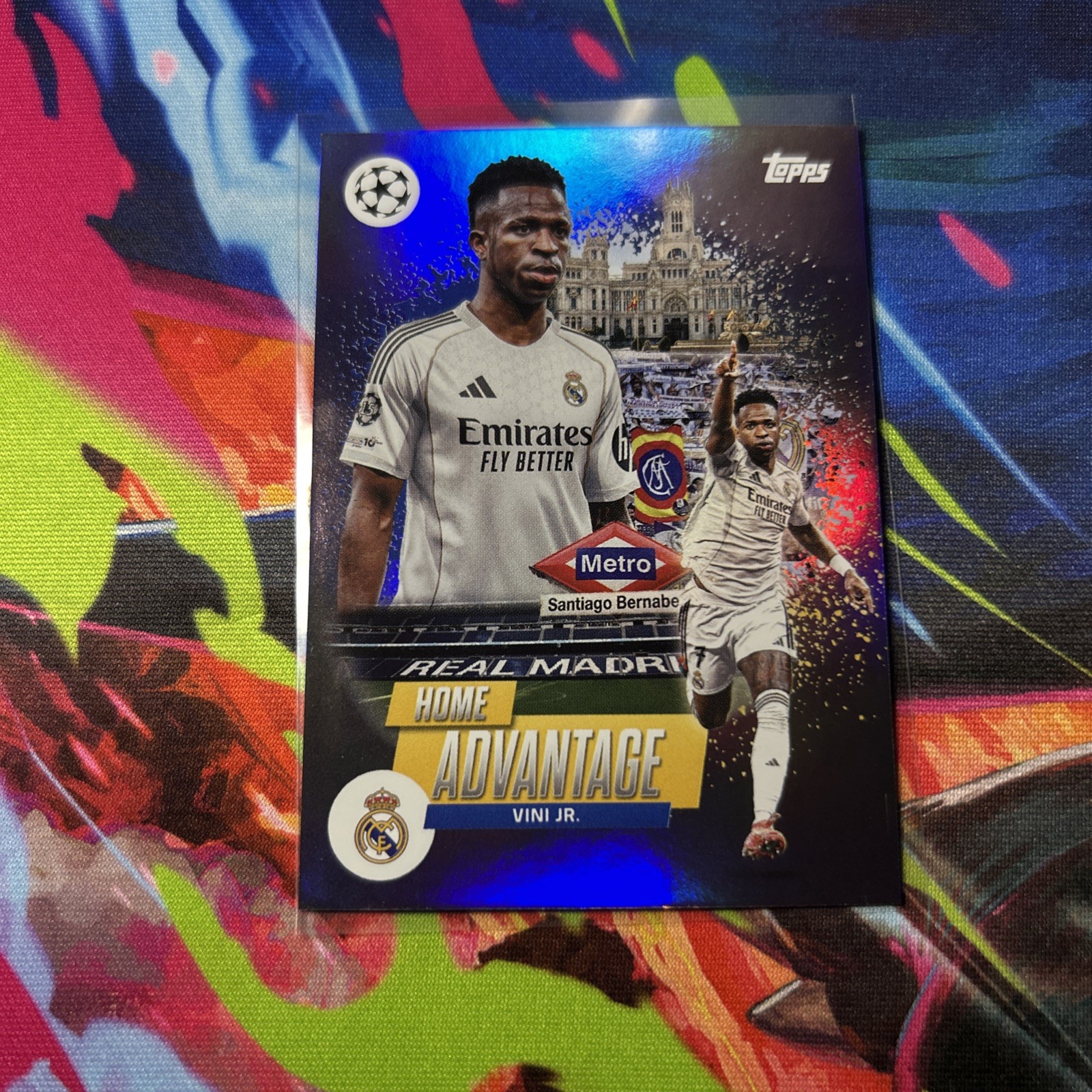 Vini JR BRAZIL Topps UCC Flagship 25-26 Home Advantage Case Hit Real Madrid view 5