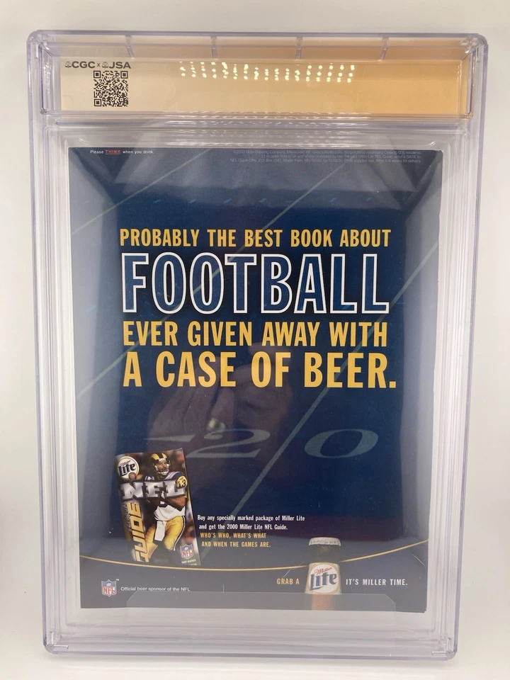 Michael Vick 2000 Signed Sports Illustrated CGC 9.2 + JSA First Cover Newsstand - Image 4 of 4