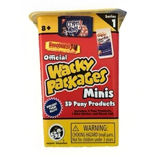 Wacky Packages Minis 3D Puny Products Series 1 sealed