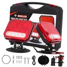 Car LED Wireless Trailer Lights Magnetic, 5000mAh IP67 Waterproof Tail Lights