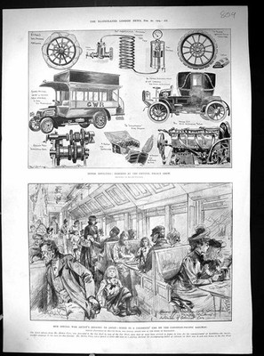 Alter 1904 Motorwagen Crystal Palace Show Railway Kanada-Pazifikwagen Herren 20.