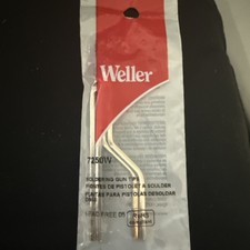 WELLER 7250W STANDARD SOLDERING TIPS 2 PER PACK FOR D550 D650 GUNS 1853928