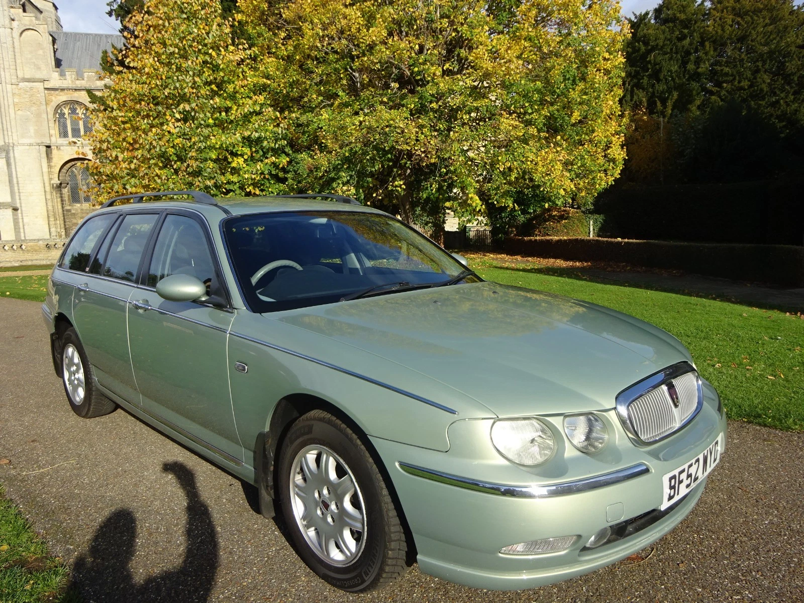 2002 ROVER 75 CLUB 2.0 CDT TOURER DIESEL, 118000 MILES. MOONSTONE GREEN. - Picture 1 of 14
