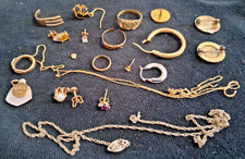 21.31g Scrap 10K Gold Jewelry Lot | Rings, Earrings, Chains | Repair or Melt