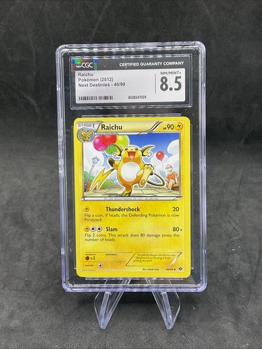 Raichu graded CGC 8.5 for sale on eBay