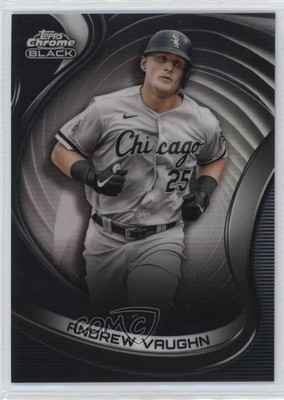 2022 Topps Chrome Black Refractor 47/199 Andrew Vaughn #95 16tx