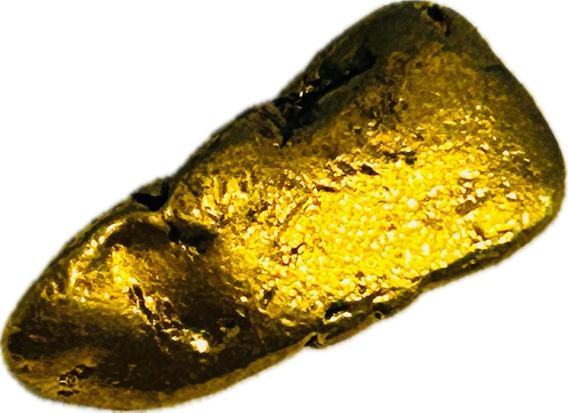 Gold Nugget Alaskan  Natural Placer 8.583 Grams Napoleon Creek High Purity 94%