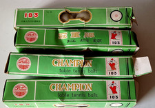 24 total 4 boxes Chinese Vintage Ping Pong Balls w/ Boxes 1960s never opened